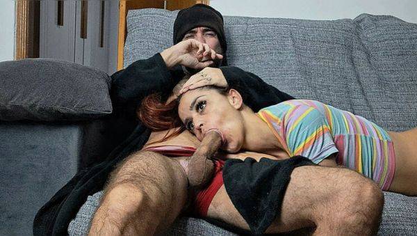 Step Sister Rides My Cock For A Risky Creampie - Redhead Teen POV - veryfreeporn.com - Brazil on systemporn.com