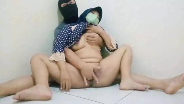 Hot Indonesian Maid Fucks Hard Until Cumshot on Stomach - Homemade Hijab Sex - xxxfiles.com - Indonesia on systemporn.com
