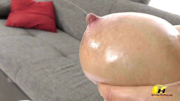 Blonde MILF Katerina Hartlova Milks Her Big Tits in Wedding Dress & Strap-On Fun - xxxfiles.com on systemporn.com