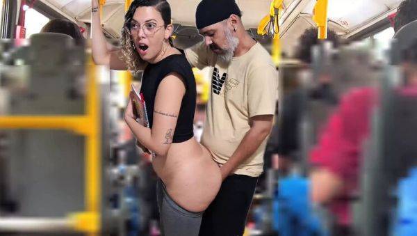 Naughty Student Gabi Sweet Takes Surprise Cumshot on Bus - Public Sex & Humiliation - xxxfiles.com on systemporn.com