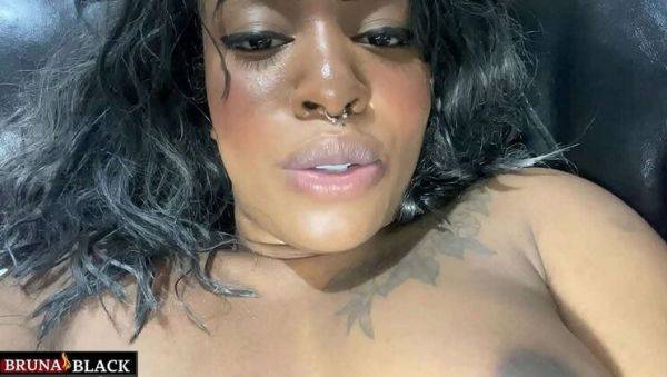 Bruna Black - Petite Latina Teen Plays With Her Fat Pussy Until She Squirts - xxxfiles.com on systemporn.com