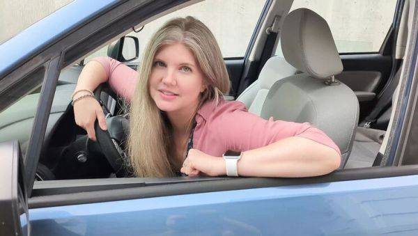 Hot Math Teacher Ginger Gives You a Blowjob in the Car - POV Creampie & Footjob - veryfreeporn.com on systemporn.com