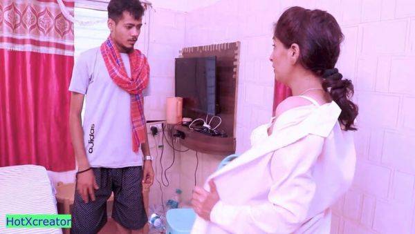 Hot Indian Threesome Sex - Desi Madam Fucked Hard by Two Guys! - xxxfiles.com - India on systemporn.com