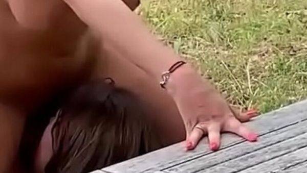 Hot Outdoor Threesome with Anissa Kate & Megane Lopez - Blowjob, Cowgirl & Doggy Fun - veryfreeporn.com on systemporn.com