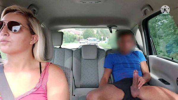 Shocked MILF in Fake Taxi - Stranger Pulls Out Big Cock for Public Handjob! - xxxfiles.com on systemporn.com