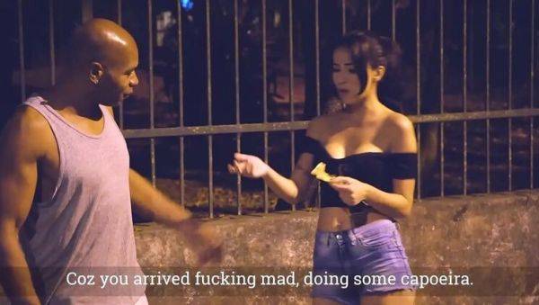 Young Brazilian teen Angel gets rough fucked by big black cock for cash - Amateur Latina reality sex - veryfreeporn.com - Brazil on systemporn.com