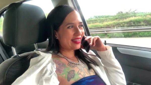 Boss Makes Me Masturbate in Car on Highway - JhoanitaVioletta Outdoor Solo Fun - veryfreeporn.com on systemporn.com