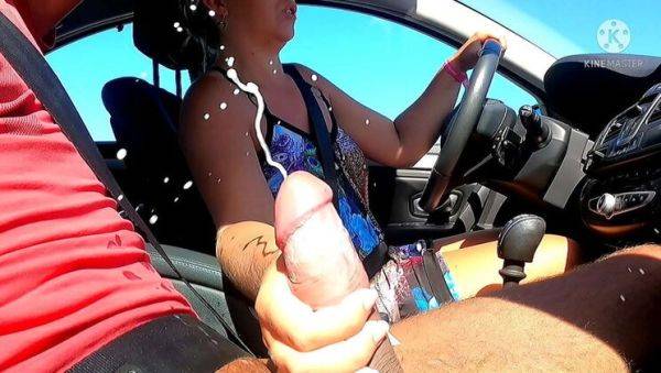 Stranger Flashes Huge Cock in My Car & Cums Everywhere - Amateur Public Sex - porntry.com on systemporn.com