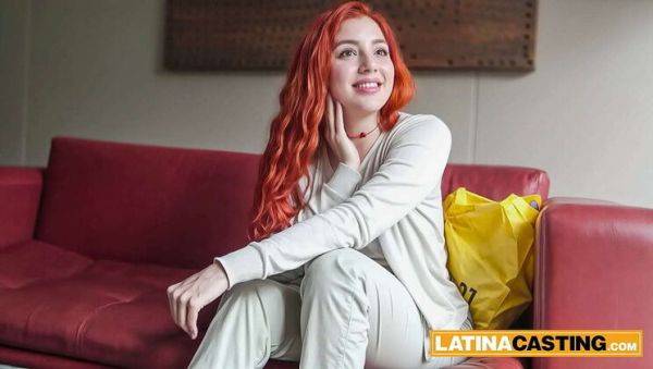 Busty Latina Redhead Fucks Casting Agent Before Hot Audition - Big Cock & Big Tits - veryfreeporn.com on systemporn.com