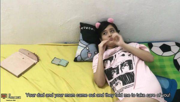 Emma Vict gives neighbor a hot blowjob and rough fuck - Latina teen sex - porntry.com - Venezuela - India on systemporn.com