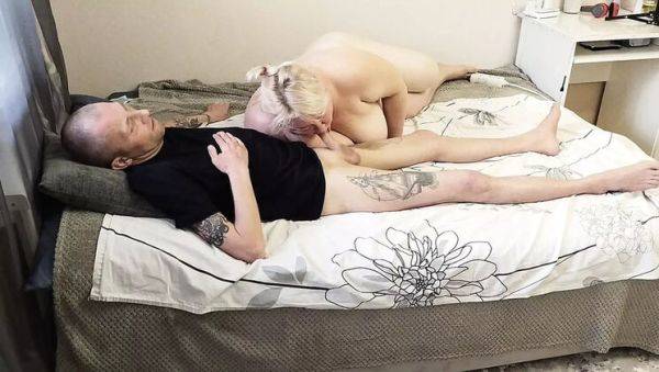 Hot Russian MILF Neighbor Gets Deep Throat Blowjob and Doggy Style Fuck - Cum on Big Ass - porntry.com - Russia on systemporn.com