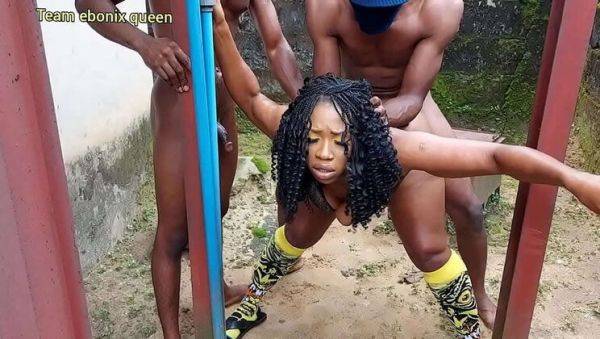 Big Ass Step Mom Gets Double BBC Behind The House - Outdoor Doggystyle Fuck - porntry.com on systemporn.com