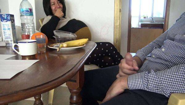 Pregnant Stepmom Catches Me Flashing My Cock - Public Jerking & Cum Mouth Fun! - porntry.com - France on systemporn.com