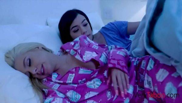 Hot Latina Stepdaughter Fucks Busty Stepmom - Honey Blossom & Savannah Sixx Lesbian Action - xxxfiles.com on systemporn.com