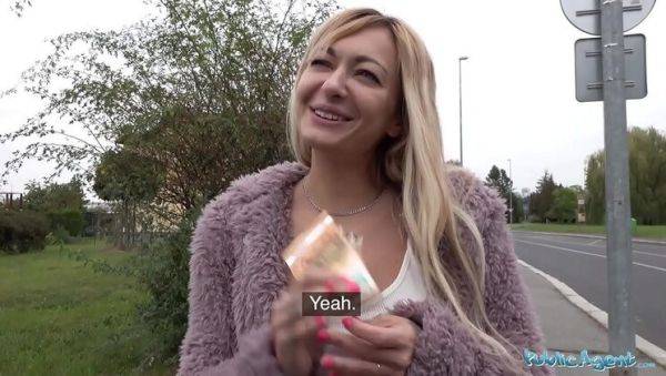 Blonde Russian Lola Shine Takes Big Cock in Public Woods Sex - xxxfiles.com - Russia on systemporn.com