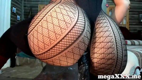 Sexy Russian teen with perfect ass rides dildo in lingerie - xxxfiles.com - Russia on systemporn.com