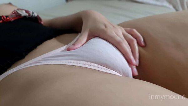 Inmymound gets soaked in her wet panties with hairy pussy closeup - xxxfiles.com on systemporn.com