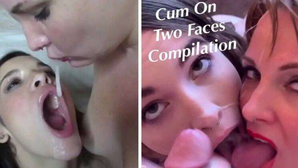 Amateur Facial Compilation: Two Girls Suck, Swap & Swallow Cum - veryfreeporn.com on systemporn.com