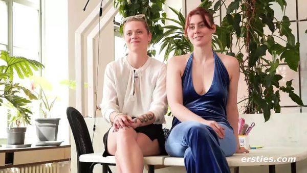 German Amateur Lesbian Sex - Zora and Sarah Fingering, Pussy Licking, and Blindfold Fetish with Big Natural Tits - xxxfiles.com - Germany on systemporn.com