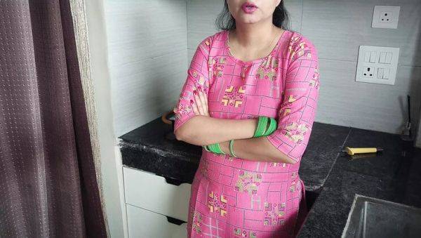 Hot Hindi Stepmom Fucked Hard by Stepson in Kitchen - Dirty Talk & Orgasm - xxxfiles.com - India on systemporn.com