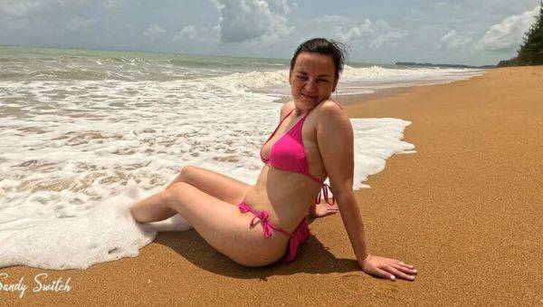 Sandy Switch's Real Multi-Orgasm: Cunnilingus, Fingering & Fisting with Big Tits MILF - porntry.com on systemporn.com