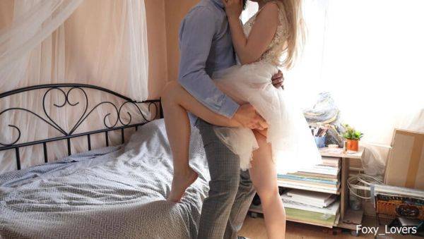 Blonde Bride Fucks Ex Before Wedding - Passionate Doggy Style Quickie - porntry.com on systemporn.com