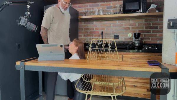 Caylian Curtis - Behind The Secretary Seduces Boss - videohdzog.com on systemporn.com