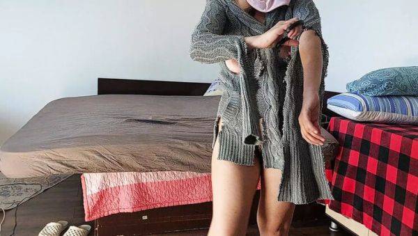 Amateur MILF Mirsur Dances Naked & Fingering Her Hairy Pussy - Big Ass Brunette Masturbation - xxxfiles.com on systemporn.com