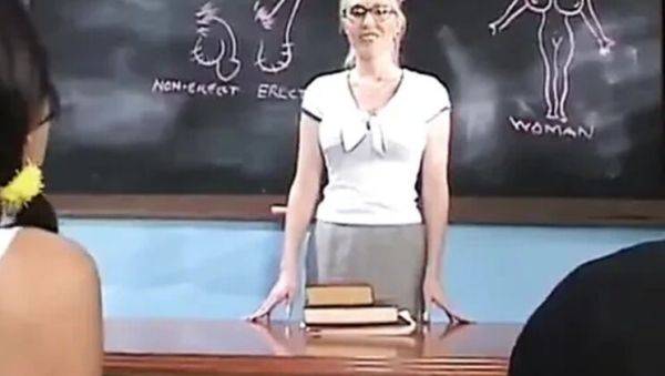 Teacher Threesome Anal with Teen Student and Big Tits Tutor - xxxfiles.com on systemporn.com
