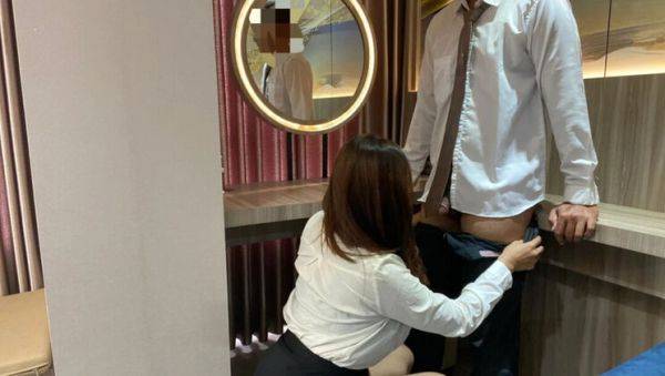 Cheating Wife Fucks Husband's Office Friends Doggy Style - Clarelia & Jamsen HD Homemade - veryfreeporn.com - Indonesia on systemporn.com