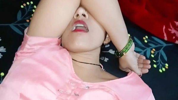 Indian Desi Newly Married Girl Janvibhabhii Gets Her Pink Pussy Licked and Sucked by Boyfriend - Hot Homemade Fucking Video - porntry.com - India on systemporn.com