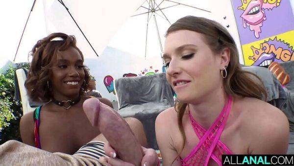 All Anal Threesome: Lacey London & Ashley Lane Fuck Hardcore with ATM and Creampie - xxxfiles.com on systemporn.com