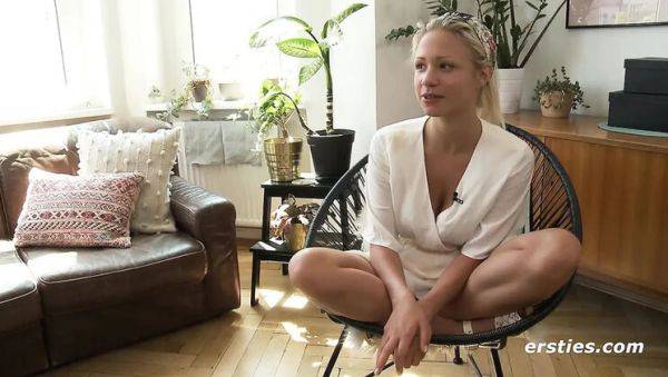 Gabi Gold Berlin Blonde Solo Masturbation with Vibrator - Big Natural Tits and Hot Pussy Action - porntry.com - Germany on systemporn.com