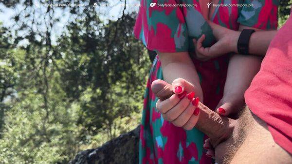 Big Ass Blonde MILF Takes Risky Public Outdoor Sex in 4K - German Step Couple - porntry.com - Germany on systemporn.com