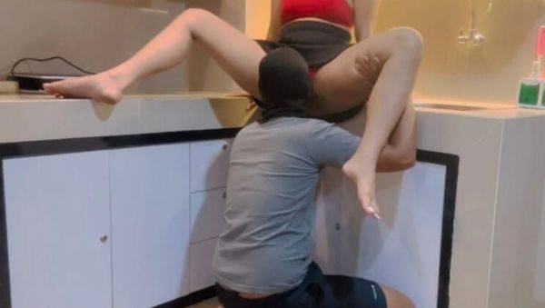 Hot Mother-In-Law Seduces Me in Kitchen - Rough Fuck & Squirting - xxxfiles.com - Indonesia on systemporn.com