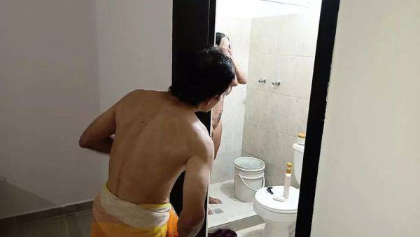 Busty Stepmom Fucked Hard in Bathroom by Stepson - Latina Amateur Homemade Sex - veryfreeporn.com - Mexico - Venezuela - India - Ecuador on systemporn.com