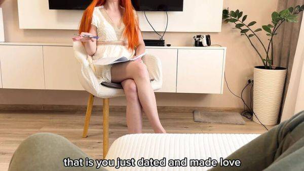 Russian Amateur Psychologist Fucks Patient To Cure Depression - POV Sex With English Subs - porntry.com - Russia - Britain - Ukraine on systemporn.com