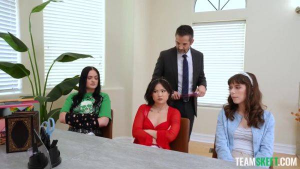 Lulu Chu, Imani Valor, Krystal Palmer - Summer School Is No Place For Brats - videomanysex.com on systemporn.com