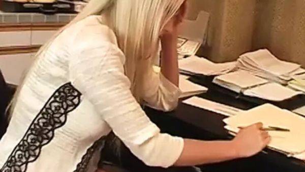 Blonde Office Slut Diana Doll Fucked Hard by Big Cock for Facial Climax - veryfreeporn.com on systemporn.com