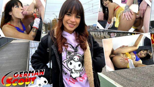 Petite Latina Michy Perez Takes Big Dick Anal in German Scout Casting - xxxfiles.com - Germany on systemporn.com