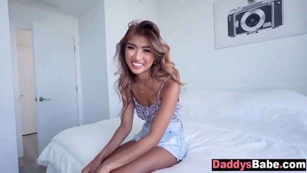 Hot Stepdad Bangs Skinny Teen Stepdaughter While Stepmom Showers - Clara Trinity - veryfreeporn.com on systemporn.com