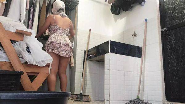 18 Year Old Moroccan Teen Grooming in Bib Shorts Outside with Old Man Voyeur - xxxfiles.com - India - Egypt on systemporn.com