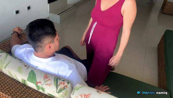 Hot Neighbor Fucks Me On Balcony - Wife Catches Us With His Cock In My Mouth - veryfreeporn.com - India on systemporn.com