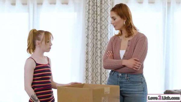 Stepmom and stepdaughter lesbian pussy licking to bond with Siri and Madi Collins - xxxfiles.com on systemporn.com