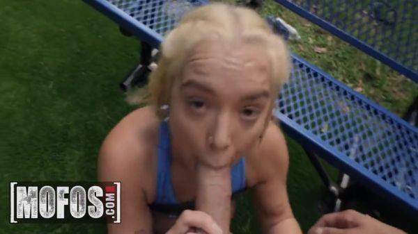 Horny Blonde Decides Cock Riding Is A Better Workout Than Soccer Practice With Mimi Monet - upornia.com on systemporn.com