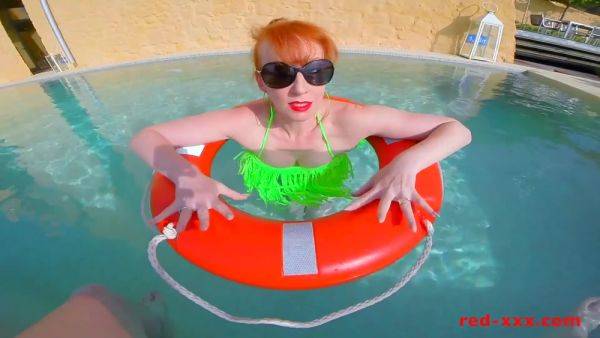 Red Xxx In Sexy Redhead Mature Poolside Blowjob - upornia.com on systemporn.com