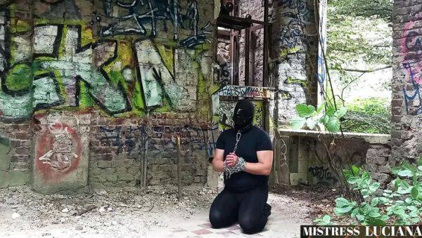 Mistress Luciana Dominates Slave with Piss in Eye - Extreme German BDSM Humiliation - veryfreeporn.com - Germany on systemporn.com