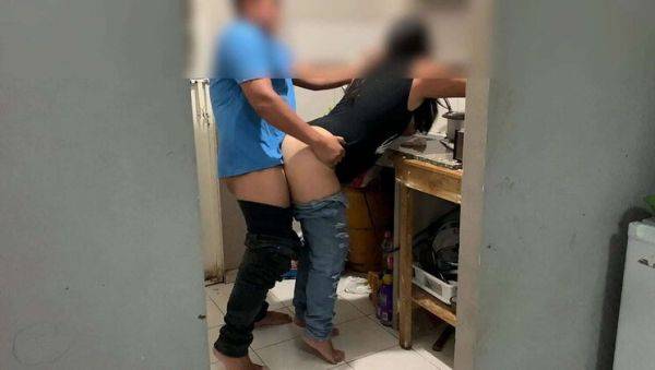 Kitchen Fuck: Husband Ignores as I Pound Angry Wife's Pussy and Mouth - xxxfiles.com on systemporn.com