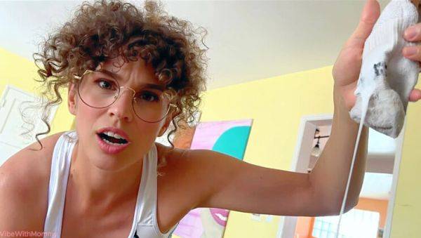 Caught Jerking Off By Step Mom - Big Ass MILF Finds Cum Sock & POV Blowjob - veryfreeporn.com - Usa on systemporn.com