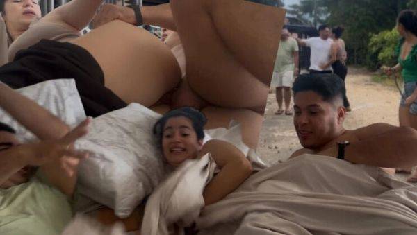 Big Ass MILF Stepmom Shares Bed With Husband's Friend - Hot Blowjob & Creampie Sex - veryfreeporn.com - Colombia on systemporn.com